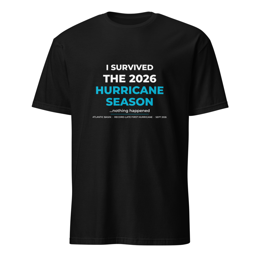 I Survived the 2026 Hurricane Season Tee in Black