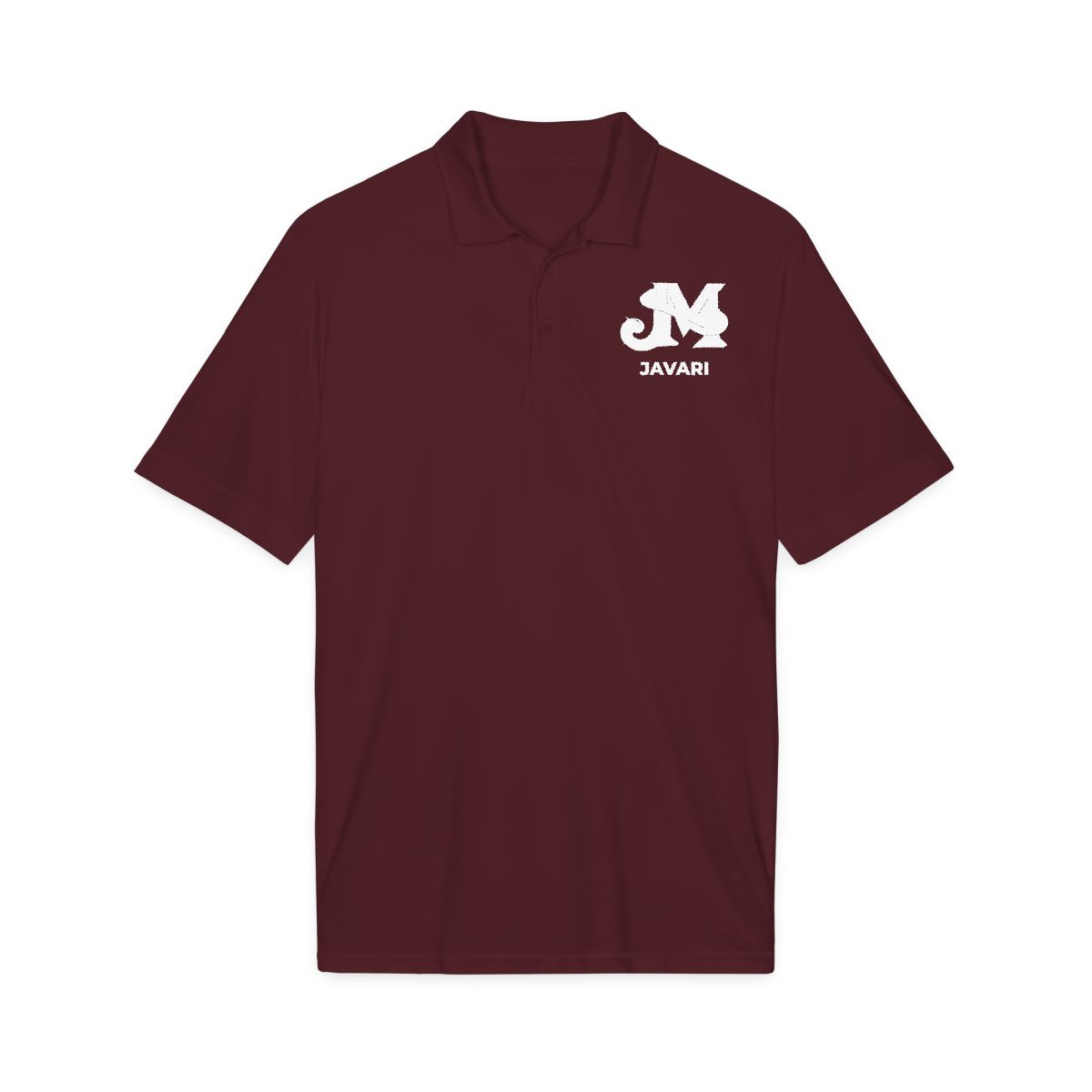 Javari Merch Polo in Maroon