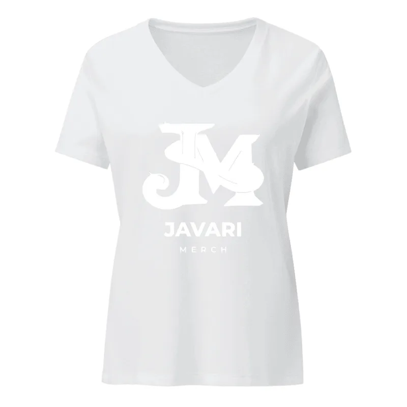 Women's Relaxed V-Neck T-Shirt in Berry
