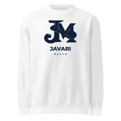 Unisex Premium Crew Neck Sweatshirt in Heather Grey