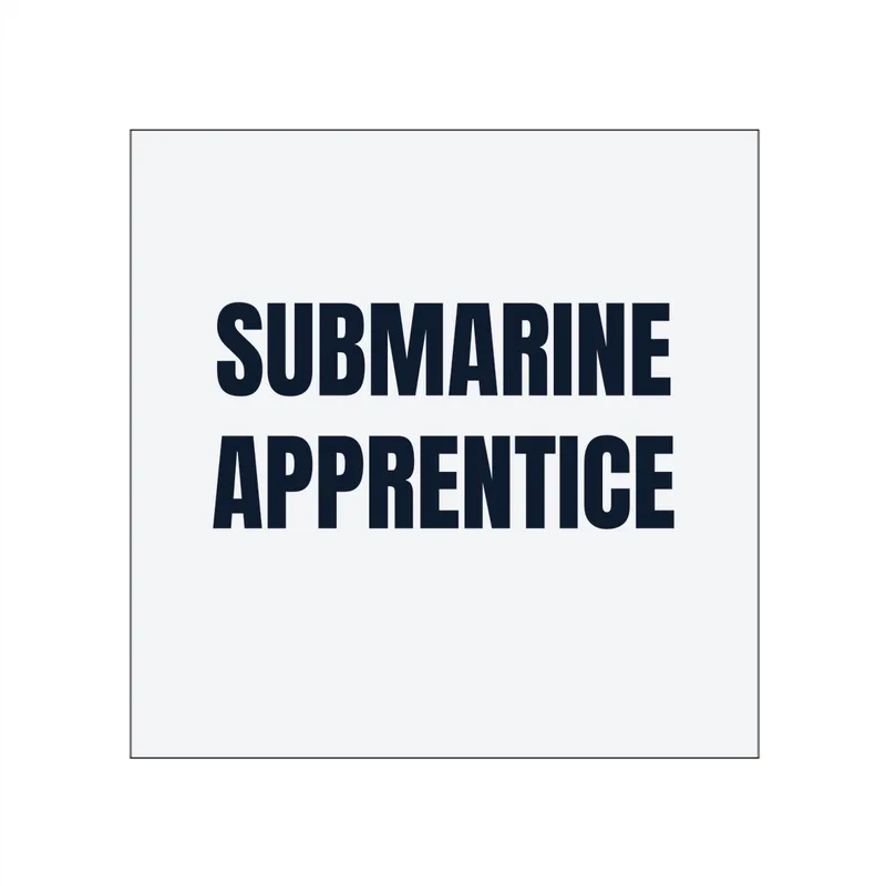 SUBMARINE · APPRENTICE in White