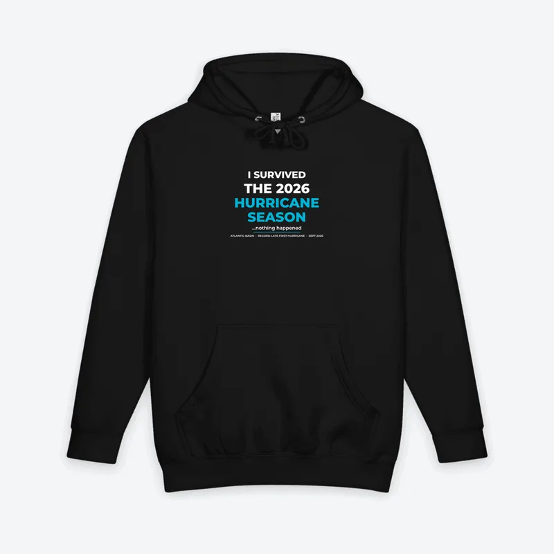 Unisex Heavyweight Pullover Hoodie in Black