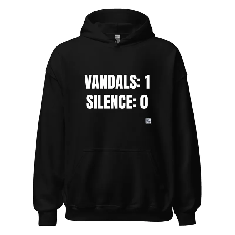 VANDALS: 1 · SILENCE: 0 in Black