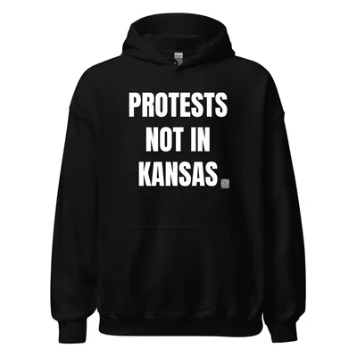 PROTESTS · NOT IN · KANSAS in Black