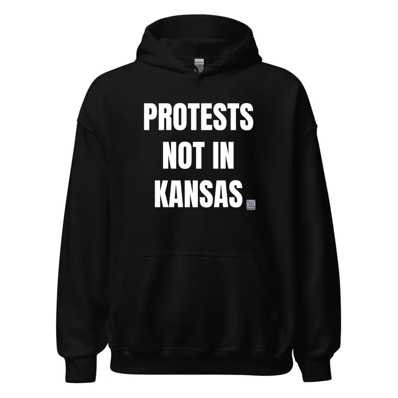 PROTESTS · NOT IN · KANSAS in Black