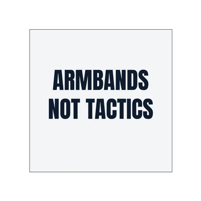 ARMBANDS · NOT TACTICS in White