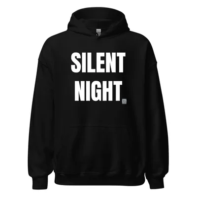 SILENT · NIGHT in Black