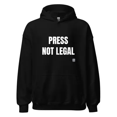 PRESS · NOT LEGAL in Black