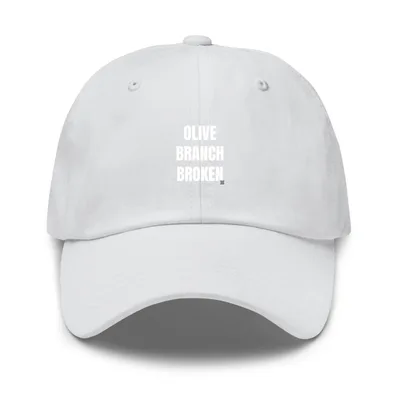 OLIVE · BRANCH · BROKEN in Dark Grey