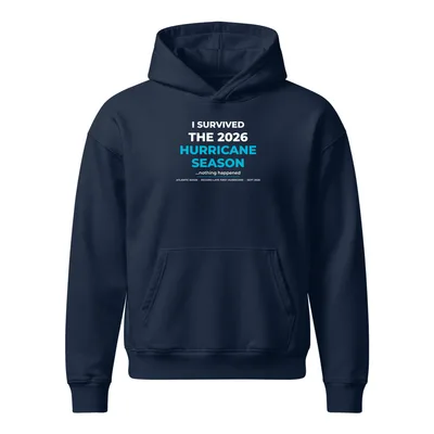 Unisex Relaxed Mid-Weight Chaser Hooded Sweatshirt in French Navy