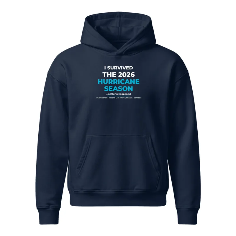 Unisex Relaxed Mid-Weight Chaser Hooded Sweatshirt in French Navy