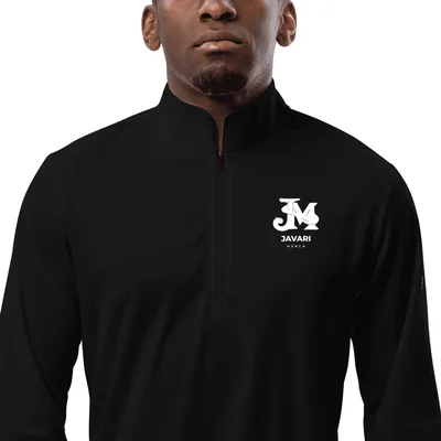Men's Adidas Quarter-Zip Pullover in Black