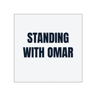 STANDING · WITH OMAR in White