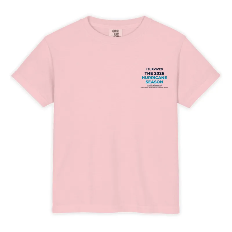 Youth Garment-Dyed Heavyweight T-Shirt in Blossom