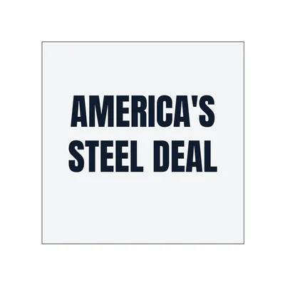 AMERICA'S · STEEL DEAL in White