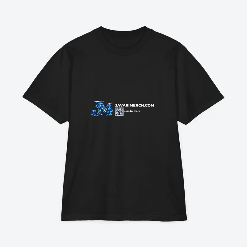Unisex Garment-Dyed Drop-Shoulder T-Shirt in Black
