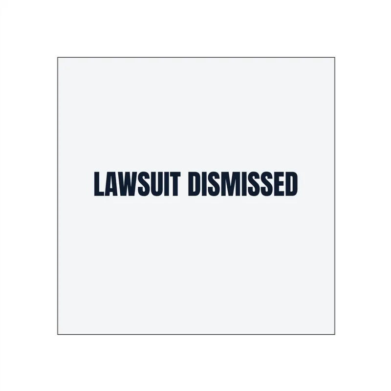 LAWSUIT DISMISSED in White