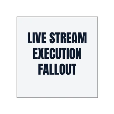 LIVE STREAM · EXECUTION · FALLOUT in White