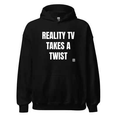REALITY TV · TAKES A · TWIST in Black