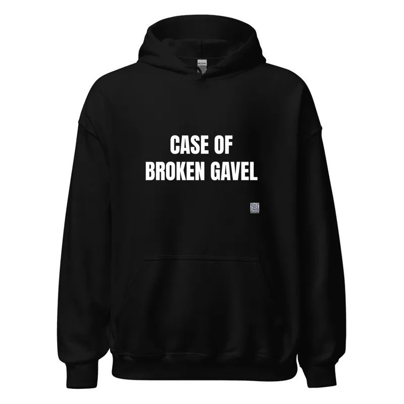 CASE OF · BROKEN GAVEL in Black