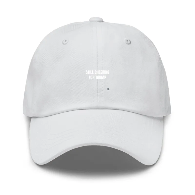STILL CHEERING · FOR TRUMP in Dark Grey