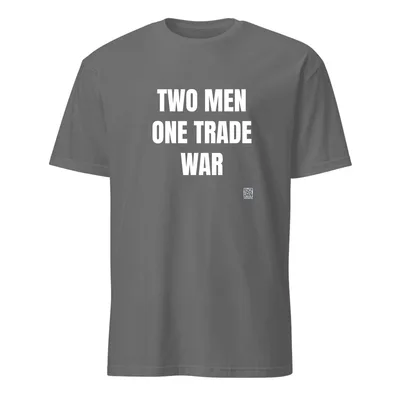 TWO MEN · ONE TRADE · WAR in Graphite Heather