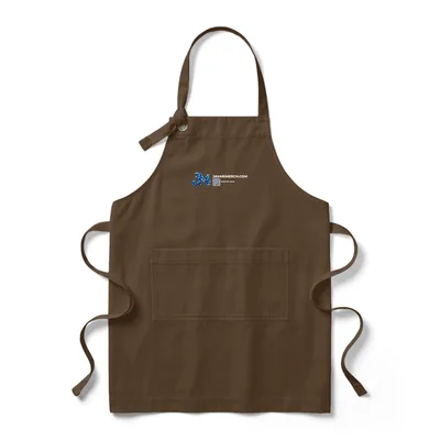 Signature Heavy Twill Bib Apron in Brown
