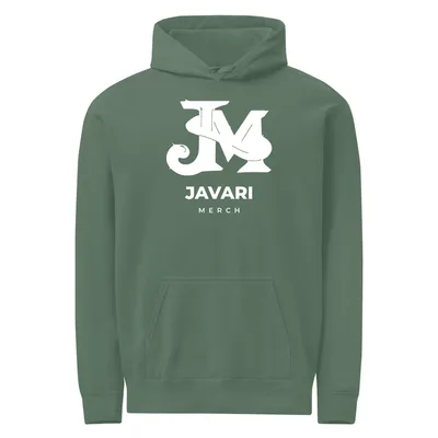 Unisex Garment-Dyed Hooded Sweatshirt in Blue Spruce