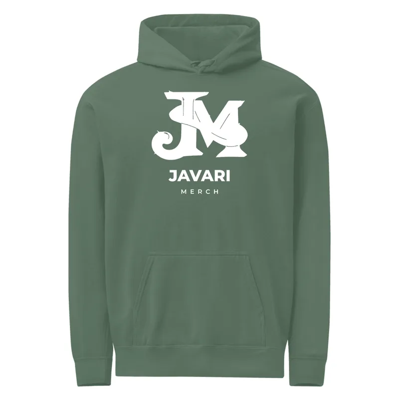 Unisex Garment-Dyed Hooded Sweatshirt in Blue Spruce