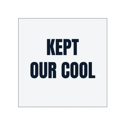 KEPT · OUR COOL in White