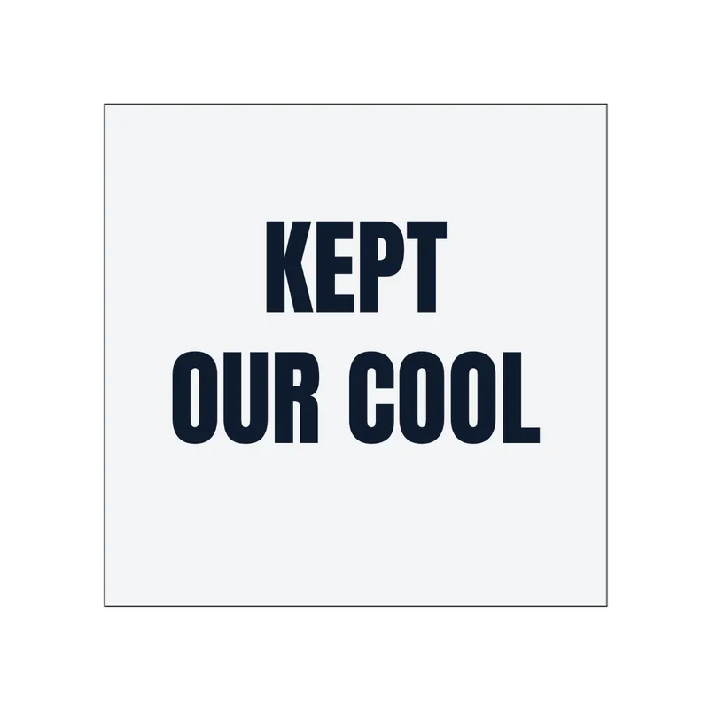 KEPT · OUR COOL in White