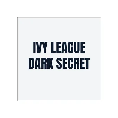 IVY LEAGUE · DARK SECRET in White