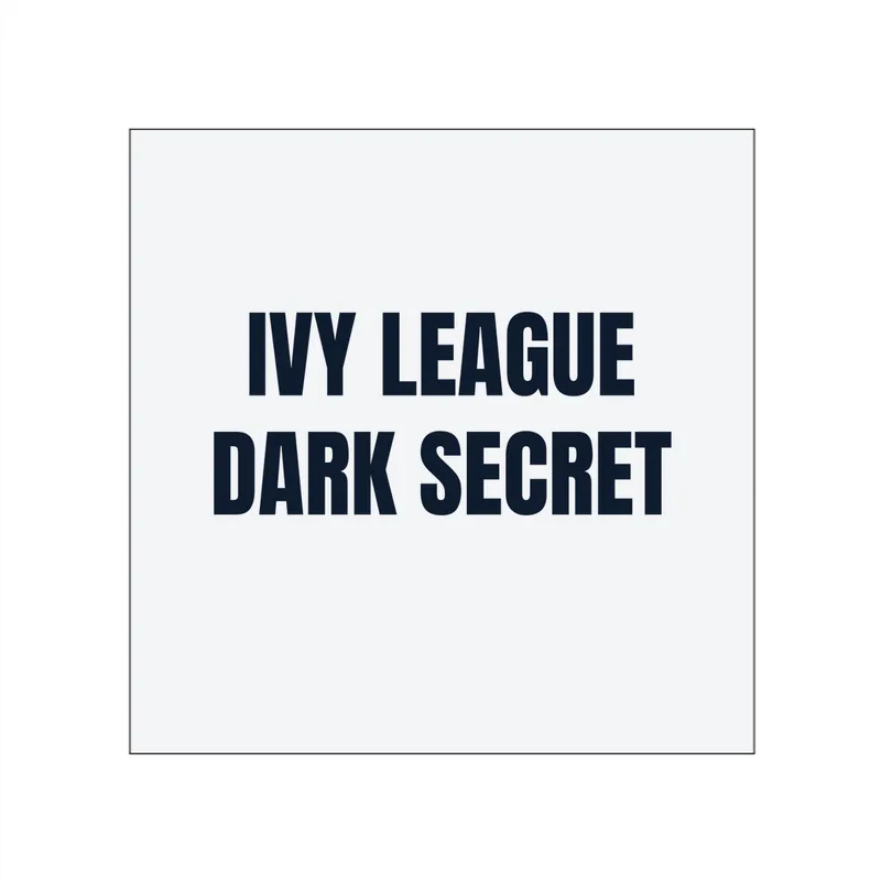 IVY LEAGUE · DARK SECRET in White