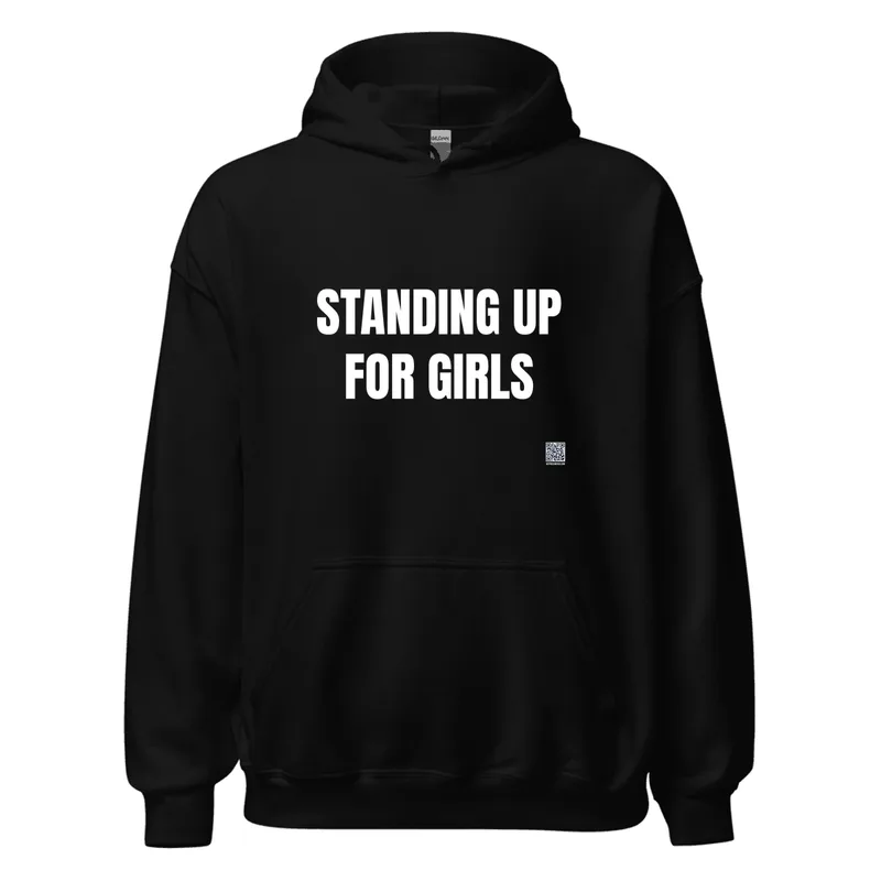 STANDING UP · FOR GIRLS in Black