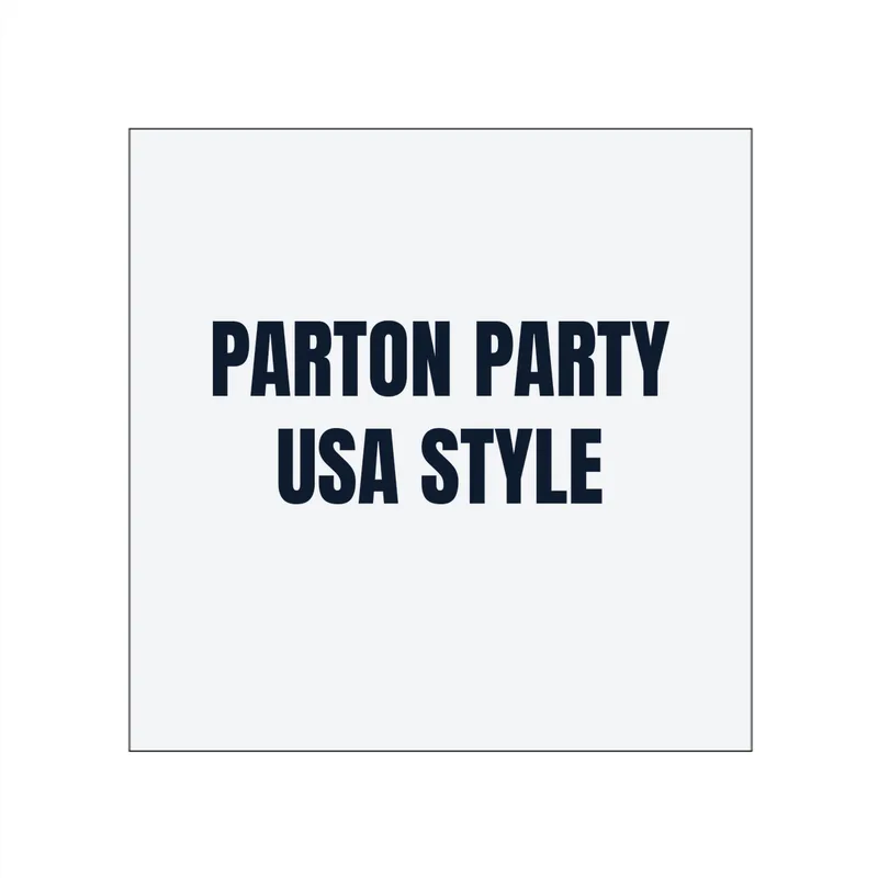 PARTON PARTY · USA STYLE in White
