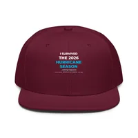 Snapback — Burgundy maroon · One size