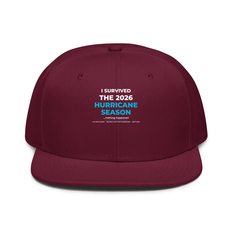 Snapback in Burgundy maroon