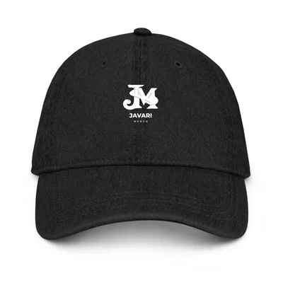 Denim Hat in Black