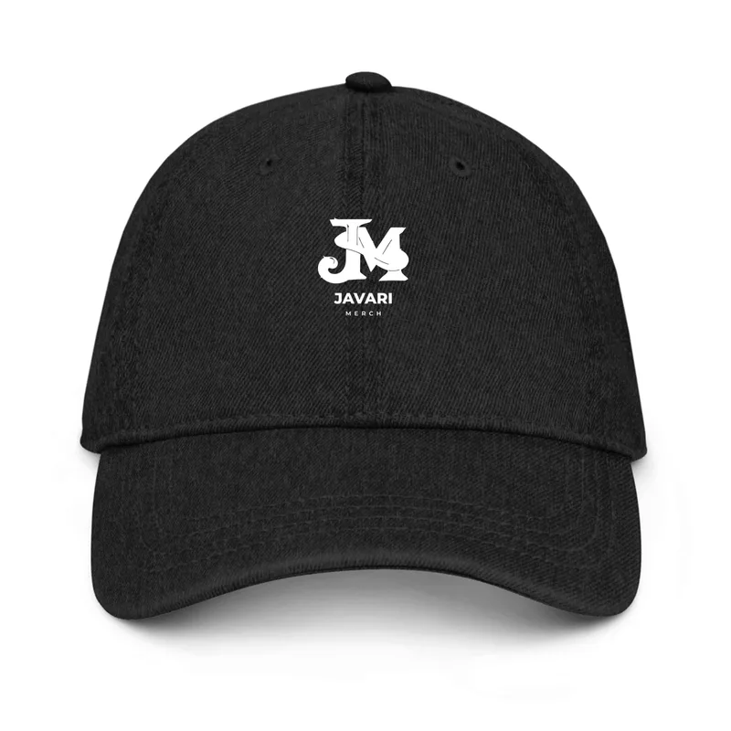 Denim Hat in Black