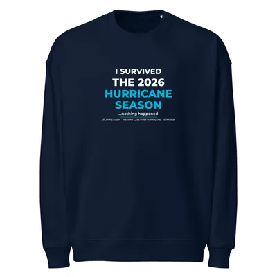 Unisex Organic Oversized Raddler 2.0 Sweatshirt in French Navy