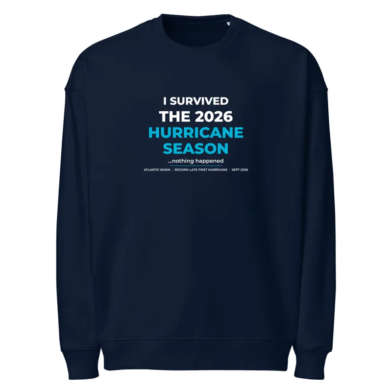 Unisex Organic Oversized Raddler 2.0 Sweatshirt in French Navy