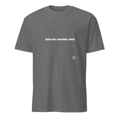 SMARTER THAN / YOUR AVERAGE / CHATBOT in Graphite Heather