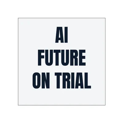 AI · FUTURE · ON TRIAL in White