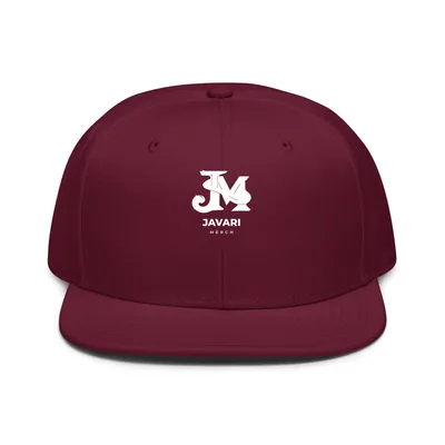 Snapback in Burgundy maroon