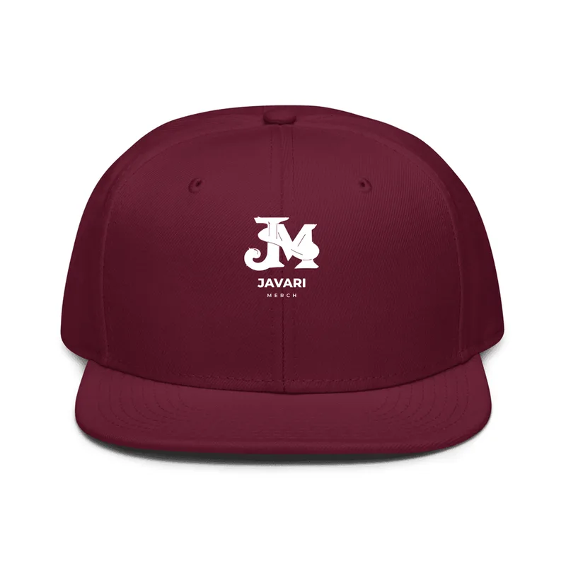 Snapback in Burgundy maroon