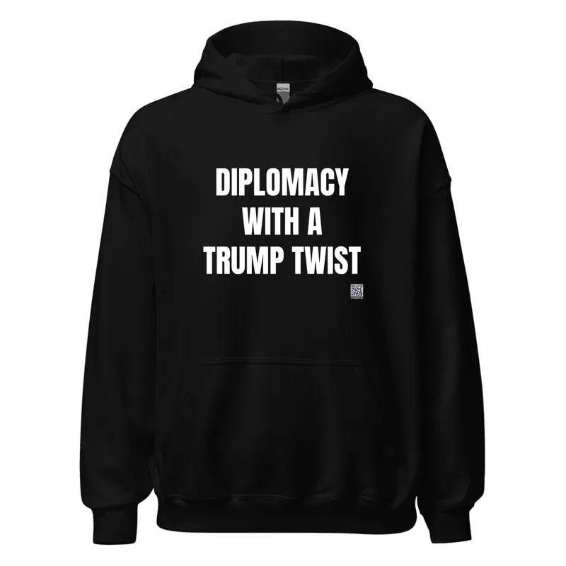 DIPLOMACY · WITH A · TRUMP TWIST in Black