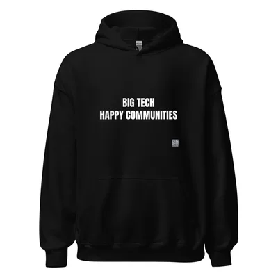 BIG TECH · HAPPY COMMUNITIES in Black