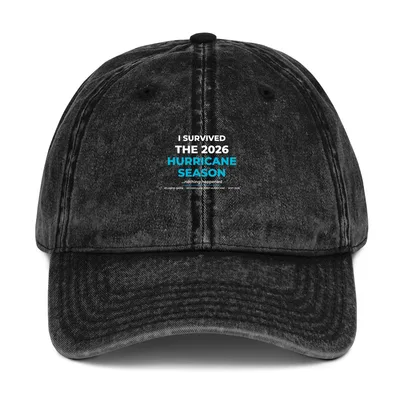 Vintage Cap in Black