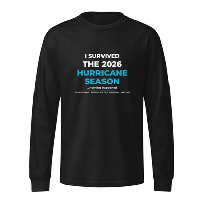 Unisex Garment Dye Heavyweight Long Sleeve Tee in Black