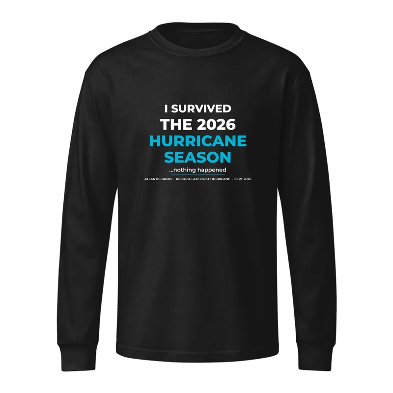 Unisex Garment Dye Heavyweight Long Sleeve Tee in Black